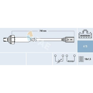 FAE Sonde lambda pour VOLVO: V40, S40 (Ref: 77189) pas cher