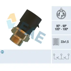 Comparateur de prix : FAE 38310 Interrupteur de température, ventilateur de radiateur