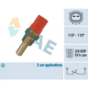 Comparateur de prix : Interrupteur de température, ventilateur de radiateur FAE 36400
