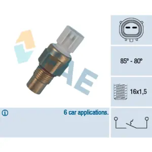Comparateur de prix : Fae 36485 - Interrupteur de température, ventilateur de radiateur