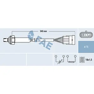 Sonde lambda FAE 77300 pas cher