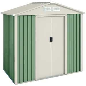 Abri de jardin en métal Nybro 2.43m2 - Garantie 10 ans - 201x121x176cm... pas cher