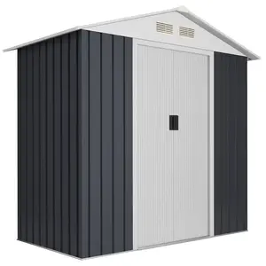 Wasabi Abri de jardin métallique 2,1m2 Advanced Second - 4 Grilles - D... pas cher