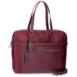 El Potro joumma bags,s.l. Le Poulain Lana Porta traire 15.6", Rouge, 40x30x5 cm, Polyester et PU, rouge, Mallette pour ordinateur portable pas cher