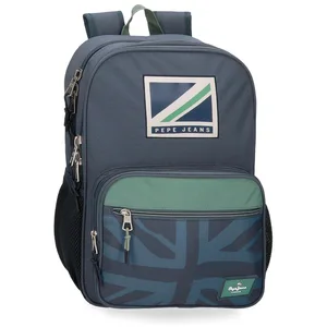 Comparateur de prix : Pepe Jeans Tom Sac à dos scolaire double compartiment bleu 30 x 40 x 1...