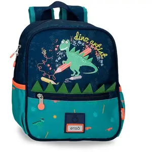 Enso Dino artist Preschool Sac à dos Multicolore 23x25x10 cm Polyester 5,75L pas cher