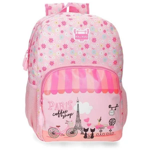 Roll Road Coffee shop Rose Cartable Scolaire 31x42x13 cms Polyester 16.93L pas cher