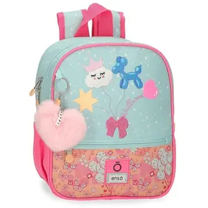Enso Balloons Sac à Dos préscolaire Adaptable à Chariot Multicolore 23 x 25 x 10 cm Polyester 5,75 L, Multicolore, Talla única, Sac à Dos préscolaire Adaptable au Chariot