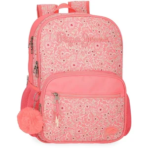 Pepe Jeans Nahid Sac à dos scolaire double compartiment rose 30 x 40 x... pas cher