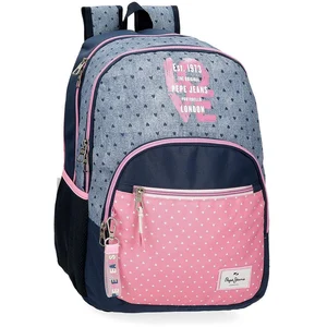 Pepe Jeans Sac à Dos Junior Noni Denim 44 Cm 26l pas cher