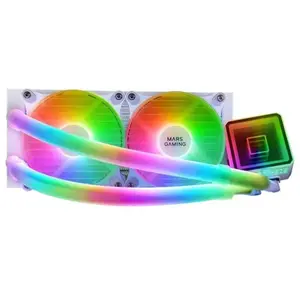 MARSGAMING Kit de refroidissement liquide Mars Gaming ML-ULTRA240 240 mm Blanc
