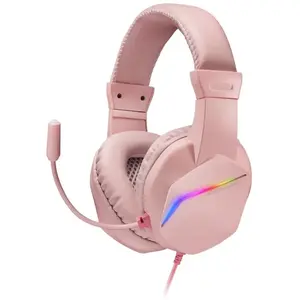Casque Micro Gamer Mars Gaming MH122 RGB (Rose) - Marque MARS GAMING
