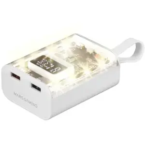 Comparateur de prix : Mars Gaming MPK-10K Lithium-Ion (Li-Ion) 10000 mAh Blanc