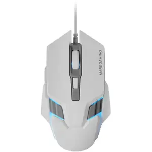 Comparateur de prix : Mars Gaming MMM024 RGB Souris de jeu Capteur optique de flux 4000 DPI Blanc