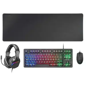 Comparateur de prix : Mars Gaming Kit De Jeu Souris Clavier Casque Tapis De Souris Mcp-rgb3