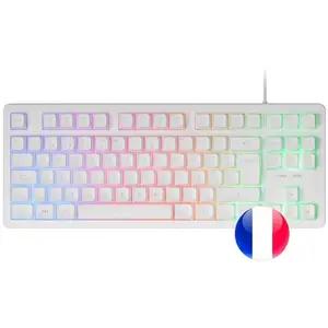 Comparateur de prix : MARS GAMING Clavier TKL - H-Mech FRGB MK023 Anti-ghosting Blanc Langue Française