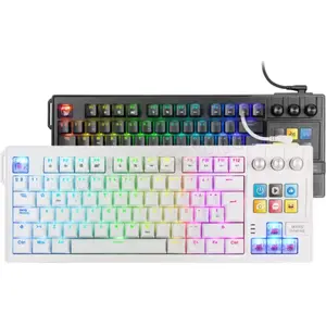 mars-gaming Clavier Gamer mécanique Mars Gaming MKMASTER RGB (Blanc) #3POURCENT