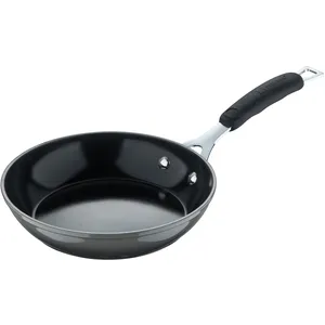 BERGNER Excalibur Grey - Pan de 24 cm - Fabriqué en aluminium forgé - revêtement en céramique intérieure - Exter gris extérieur pas cher