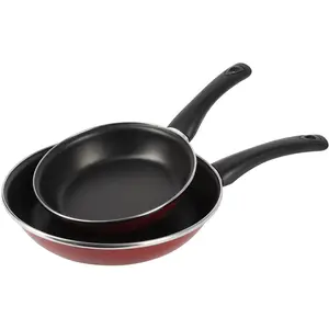 Comparateur de prix : Bergner Classique | Lot de 2 poêles de 20 et 24 cm de diamètre | Fabriqué en acier émaillé | Convient à tous les types de cuisines | Ustensiles de cuisine | Vert