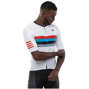 Comparateur de prix : Homme Cyclisme maillot vélo manches courtes M2 Westfalia Siroko Blanc XS