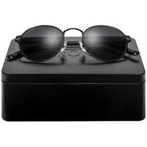 Homme et Femme Surf Lunettes de soleil rondes acier inox The Tube SIROKO Noir TU