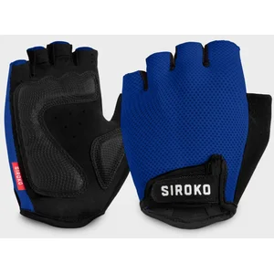 Homme et Femme Cyclisme Mitaines de vélo Aero Dark Blue SIROKO Bleu TU pas cher