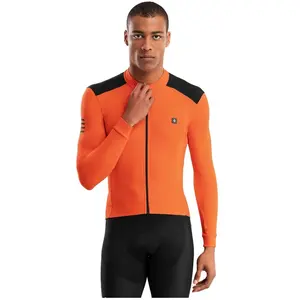 Homme Cyclisme maillot vélo thermique SRX M4 Oregon Siroko Orange Vif M