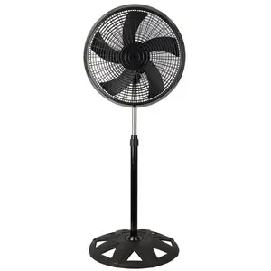 FABRILAMP Ventilateur Sur Pied Aigu Noir 65W Oscillant