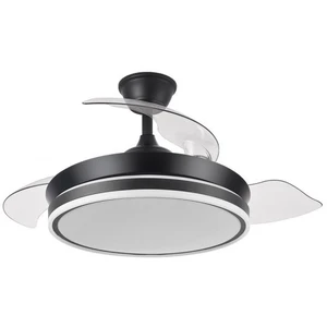 Fabrilamp - Ventilateur dc Bayomo Noir 72W 3 Pales Déployables pas cher