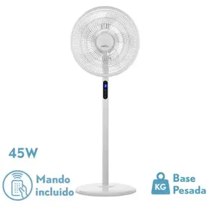 Ventilateur Sur Pied Icon Blanc 45W Oscillant