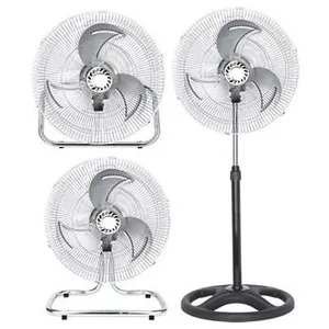 Fabrilamp - Ventilateur 3 en 1 Strong Noir 70W 3 Pales Aluminium pas cher
