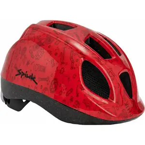 Comparateur de prix : Spiuk Kids LED Casque Jeunesse Unisexe, Rouge, XS/S (46/53 cm) EU