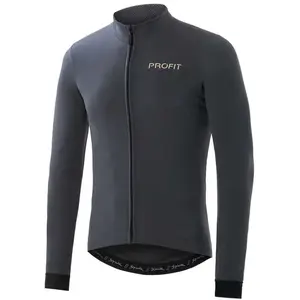 Maillot Spiuk Profit Cold and Rain manche longue anthracite - L