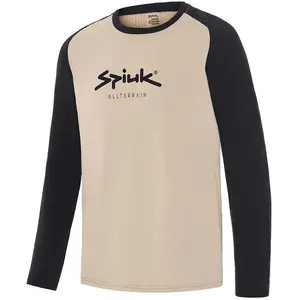 Maillot à manches longues SPIUK All Terrain - Beige - Homme - Vélo loisir - Respirant pas cher