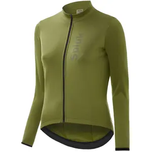 Maillot Spiuk Anatomic manche longue vert kaki femme - M pas cher