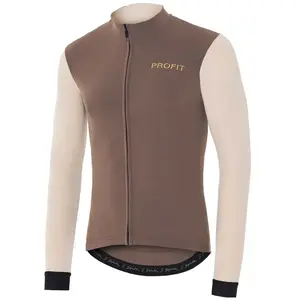Maillot Spiuk Profit Ultralight manche longue beige marron - XL pas cher