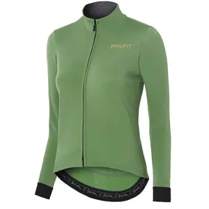 Maillot Spiuk Profit Cold&Rain manche longue vert femme - L pas cher