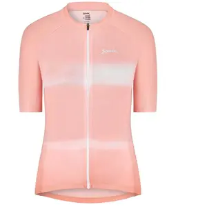Maillot Spiuk All Terrain Gravel manche courte rose blanc femme - L pas cher