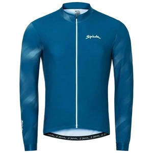 Maillot Spiuk Top Ten manche longue bleu foncé - XXL pas cher