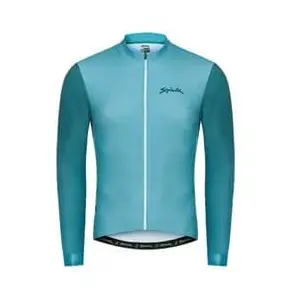 Maillot manches longues spiuk top ten homme turquoise pas cher