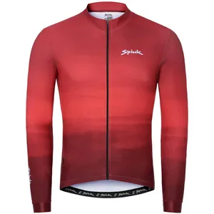 Maillot Spiuk Top Ten manche longue rouge dégradé - XL pas cher