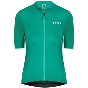 Maillot Spiuk Anatomic manche courte vert turquoise femme - S pas cher