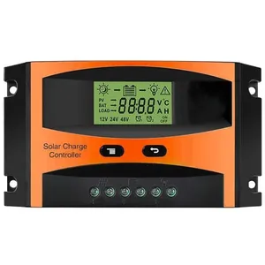 Contrôleur charge de panneau solaire 30A Fusible PWM Surveillance avec...Vendu parcdiscount