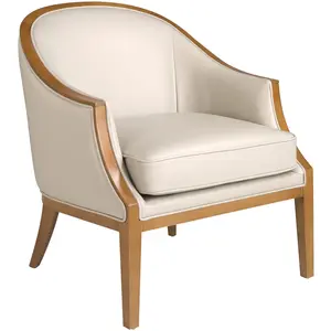 Angel Cerda Fauteuil en cuir sable