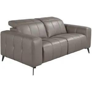 Comparateur de prix : Angel Cerdá Canapé De Relaxation 2 Places En Cuir Gris