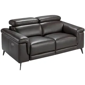 Comparateur de prix : Canapé 2 places en cuir avec relax 6050C, 170 x 103 x 99 cm. -