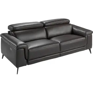 Comparateur de prix : Canapé 3 places en cuir avec relax 6051C, 215 x 103 x 99 cm. -