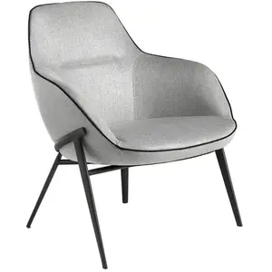 Angel Cerda Fauteuil Confident en tissu gris pas cher