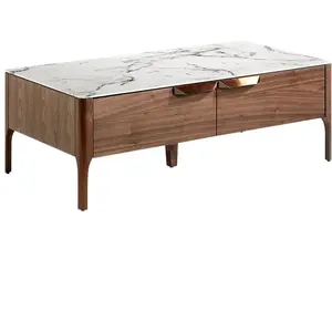 Comparateur de prix : AC ANGEL CERDµ Table basse de noyer 2046C, 120 x 60 x 40 cm. -