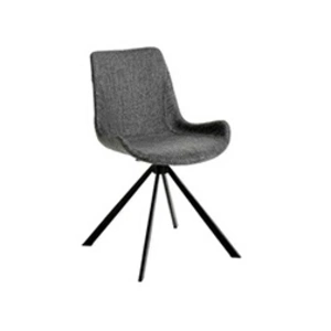 Comparateur de prix : AC ANGEL CERDÁ Chaise pivotante en tissu et acier 4071C, 54 x 58 x 82 cm. -